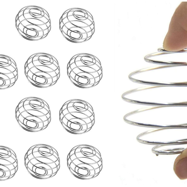 Rabbito 10stk Milkshake Protein Mixer Wire Blender Røreball for KLB