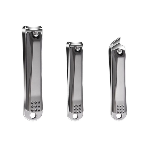 3 Packs Nail Clippers Stainless Steel Toe Finger Nail Clippers Cutter Finger KLB