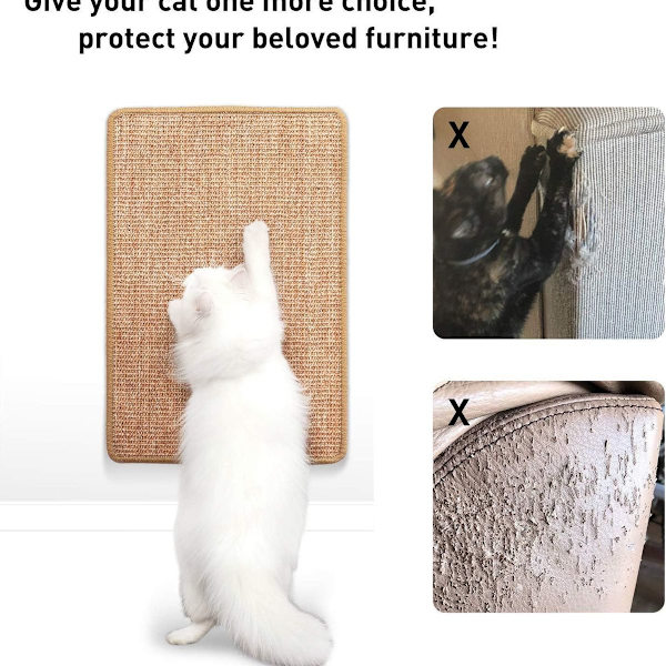Naturlig Sisal Katt Repmatta Skyddar Mattor