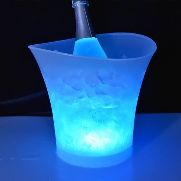 LED ice container, ice bucket LED ice cube container 5l large capacity KLB