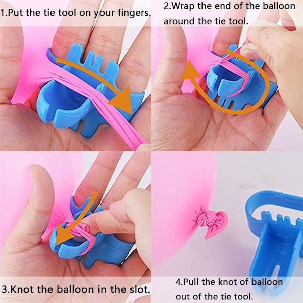 Ballonger, Blå Vit Konfetti Födelsedag Latex Helium