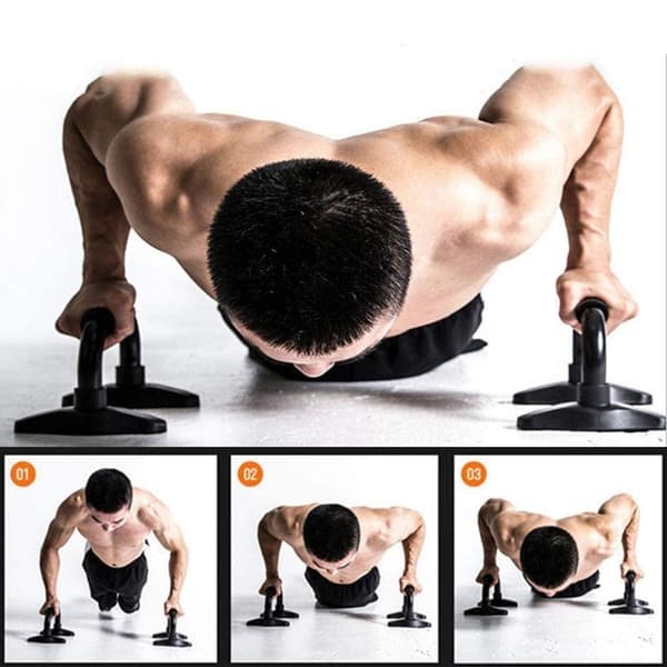 Push-Up Grips Push-Up Grips Avtakbare bærbare Push Up Grips med grå