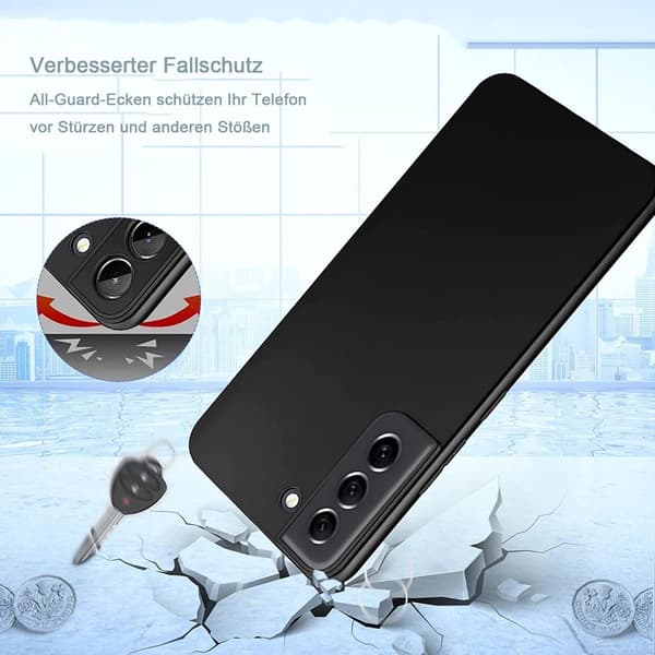 Etui kompatibel med Samsung Galaxy S21 FE 5G - Sort