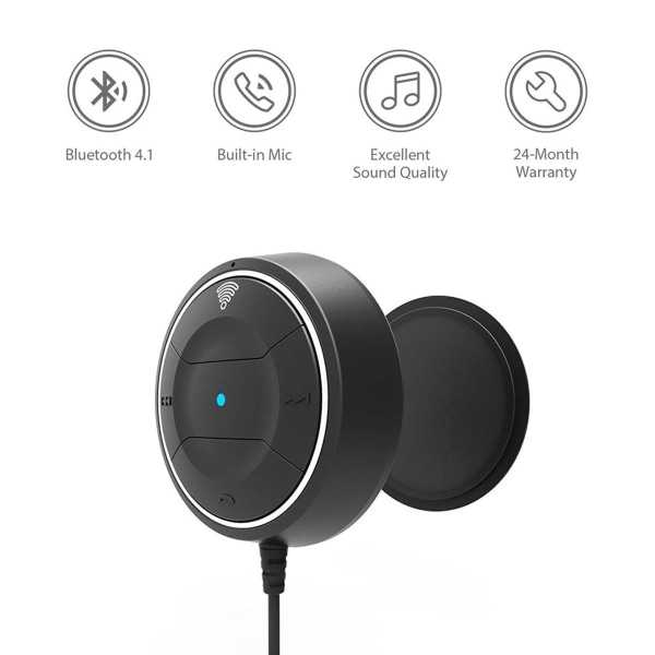 Bluetooth-mottaker bilsett med USB-billader med 2 porter og KLB