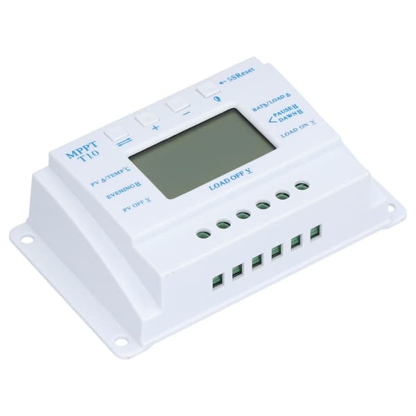 10A 12/24V MPPT PWM solcellelader med LCD KLB