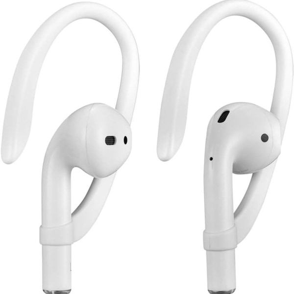 2 par ørekrokholder for AirPods stropp Silikon Sports Anti-tapt ørekroker