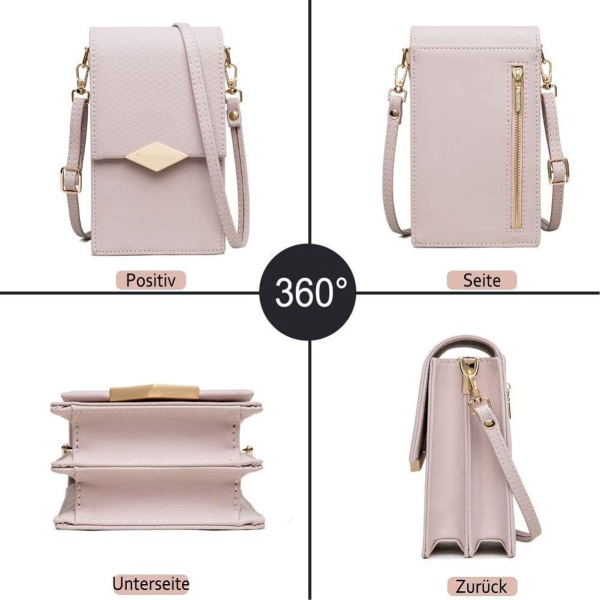 KLB-matkapuhelinlaukku, nahkainen matkapuhelinlaukku, pieni crossbody-laukku