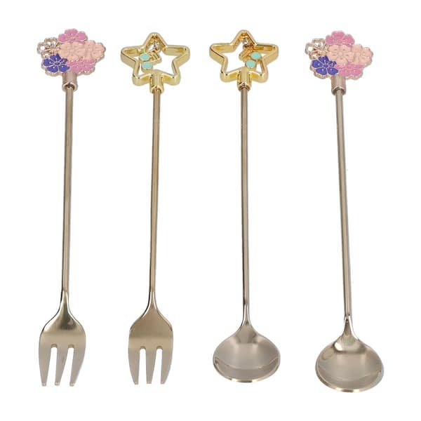 Japansk 304 rustfritt stål sakura formet suppeskje KLB