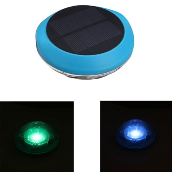 Solcellsdiamant flytande ljus solvatten flytande ljus LED färgglad, långsam KLB