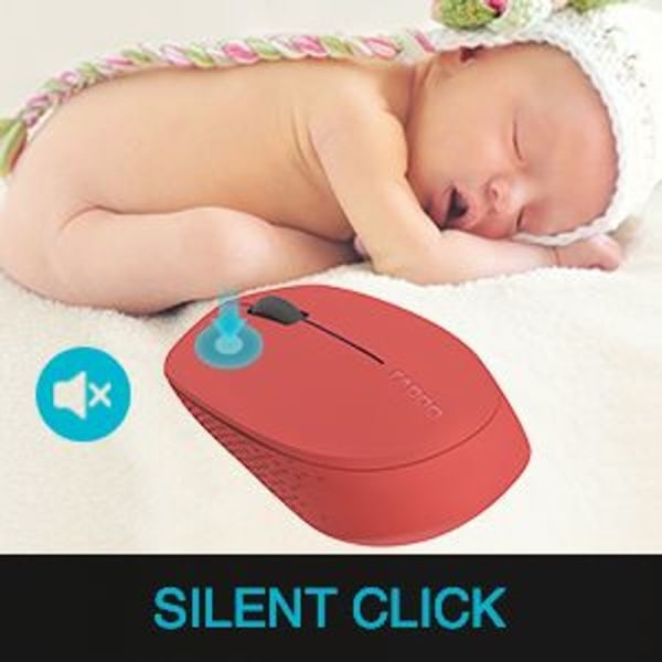 Den lydløse Bluetooth-musen for flere enheter kan enkelt bytte mellom