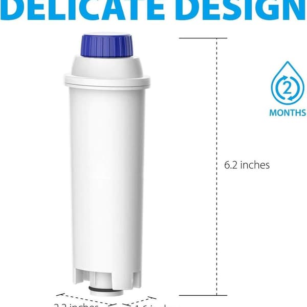 Kaffe filter er kompatibel med DLSC002 ECAM,Esam,ETAM,BCO,EC680EC800