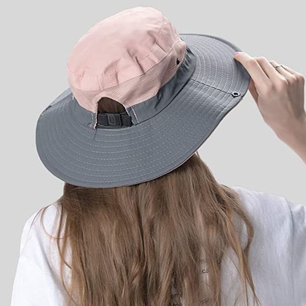 Solhat UPF 50+ sammenklappelig fiskehat havehat unisex solhat KLB