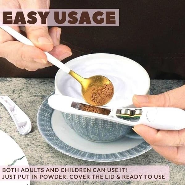 Elektrisk kafferitpenna Latte Art Pen Vit