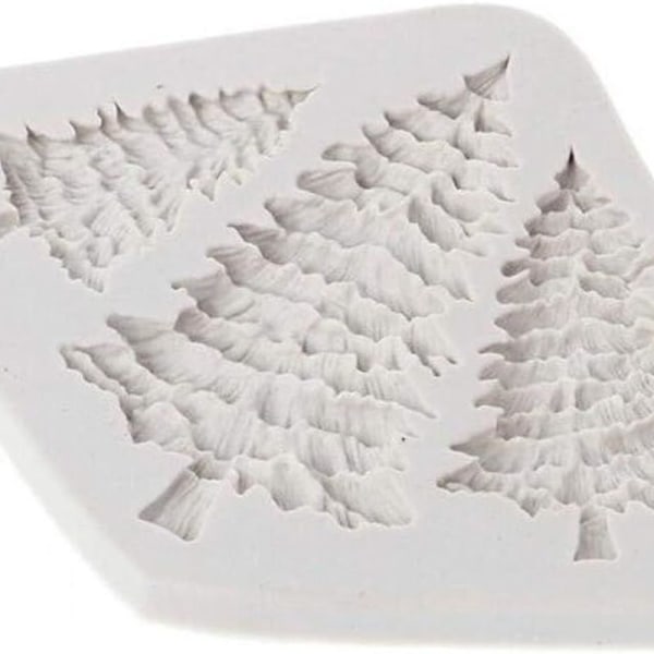 Woolkey fondant silikone forme i juletræsform, perfekt