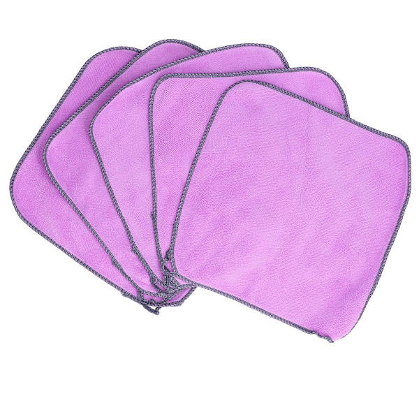 30x30cm 5 kappaleen pakkaus mikrokuituisia teepyyhkeitä, imukykyisiä paksuja KLB
