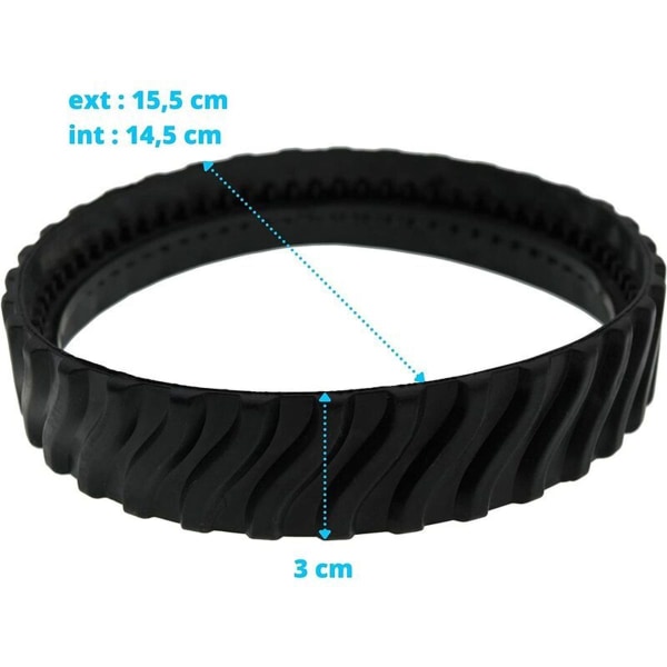 Justerbara kedjor för Zodiac MX6 MX8 MX9, Baracuda Pool Cleaner Robotdäck R0526100