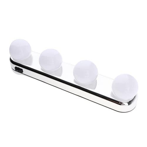 LED-speilbelysning for sminke, kosmetikk, studiolys, trådløs, profesjonell
