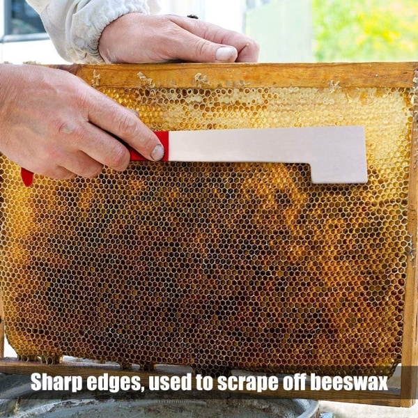 3kpl ruostumattomasta teräksestä valmistettu mehiläispesätyökalu J Hook mehiläishoitotyökalu