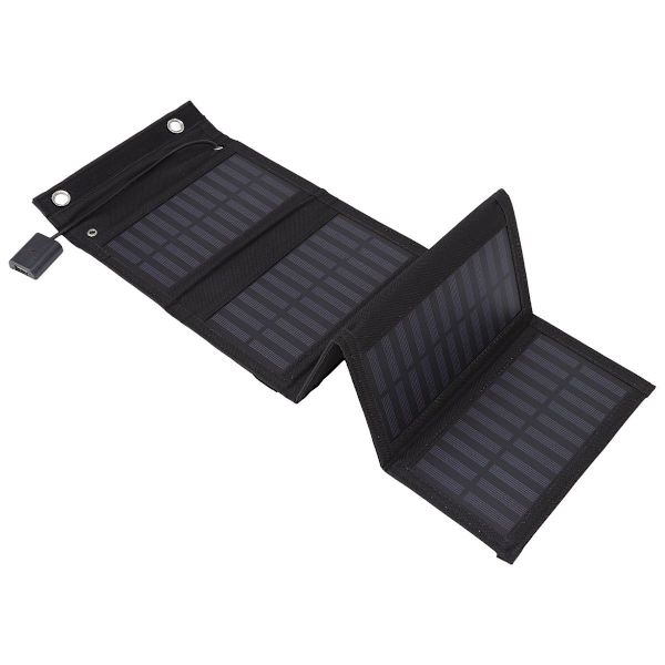 15W Taitettava Aurinkopaneeli Vedenpitävä USB-lähtö 1 10 KLB:lle