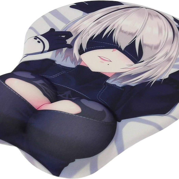Betomsps Computer Mouse Pad Gaming Mouse Pad Anime Ergonomisk