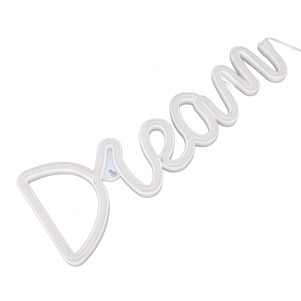 Dröm LED Neonljus Batteridriven USB-driven Neonvägglampa KLB