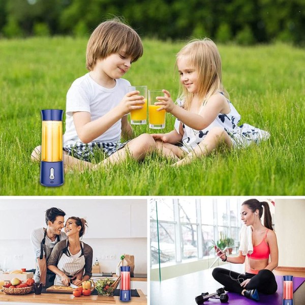 500ml bærbar blender for smoothies og shakes | Oppladbar