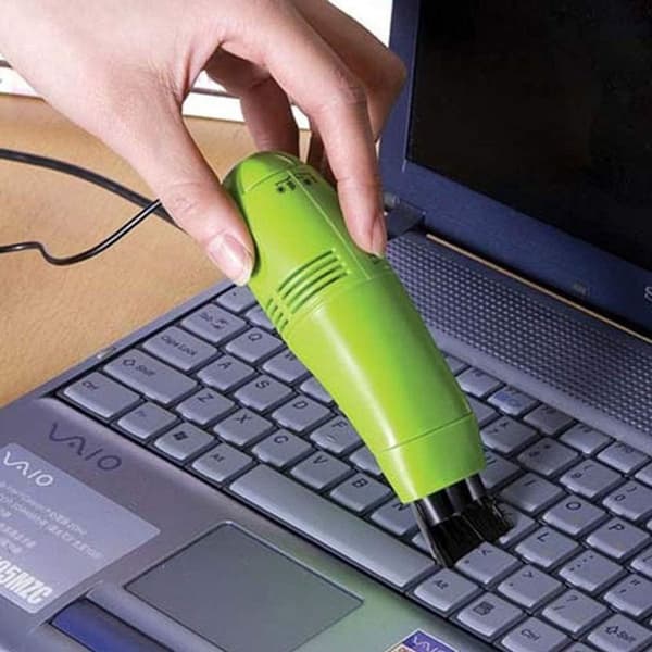 Mini USB støvsuger til tastatur og computer. Genopladelig KLB