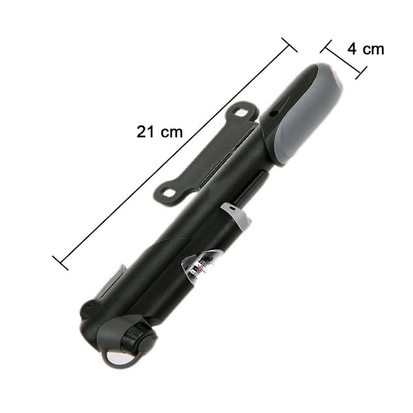Premium Mini Sykkelpumpe - Høytrykks Ytelse 100PSI - Sykkel Luftpumpe KLB