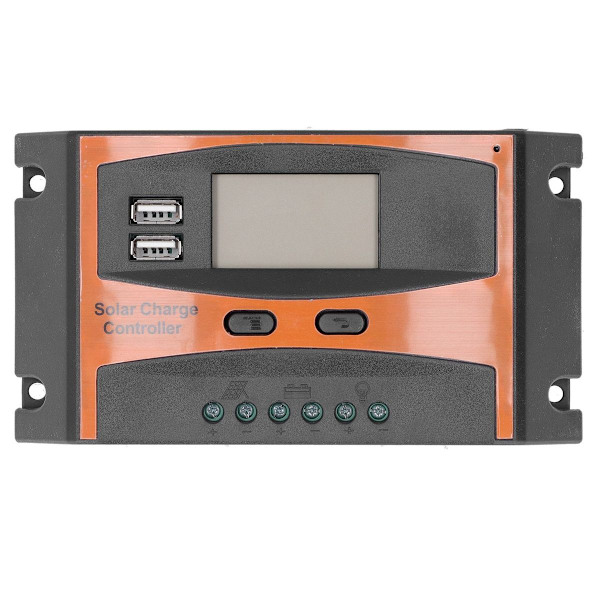 12V/24V Solcellsladdningsregulator IP32 Vattentät Hög KLB