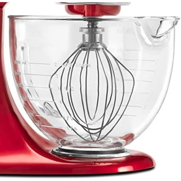 Visp i rustfritt stål, kompatibel med KitchenAid Tilt-Head Stand Mixer.