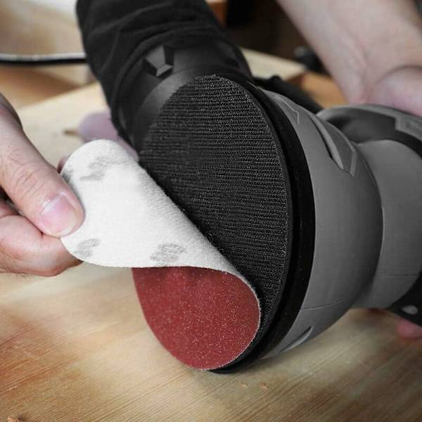 8 st slippappar 150 mm självhäftande utan hål rund sandpapper P80/P120/P180/P320 slippappar för excenterslipar KLB