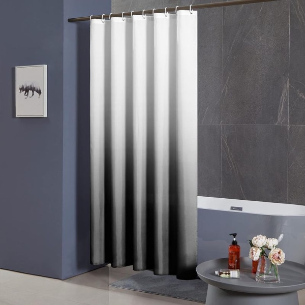 Mildew og vandtæt badeforhæng 120x200cm