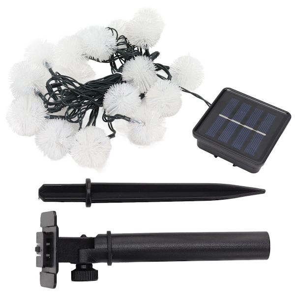 Solcellslingor, Maskrosljusslingor, LED-ljus, Färgglada för KLB