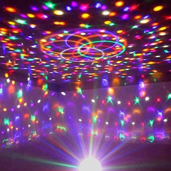Disco Ball Disco Light Party Disco Light Projector LED-juhlalamppu 9 väriä