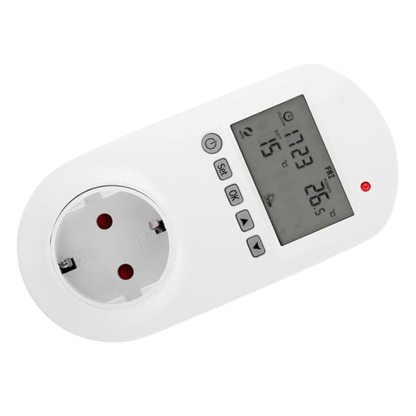 HY02TPR Trådløs digital oppvarmingstermostat for stikkontakter KLB