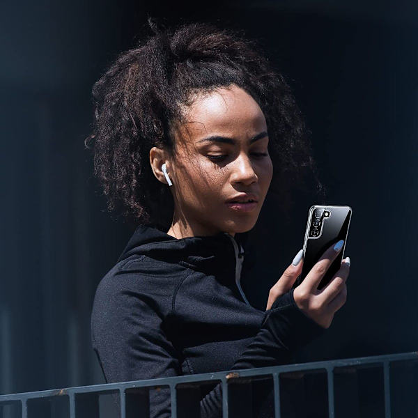 Krystalklar Samsung Galaxy S22 Etui, [Ægte ikke-gulnende]