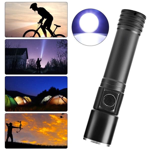Kirkas ulkoalumiiniseos LED-taskulamppu KLB