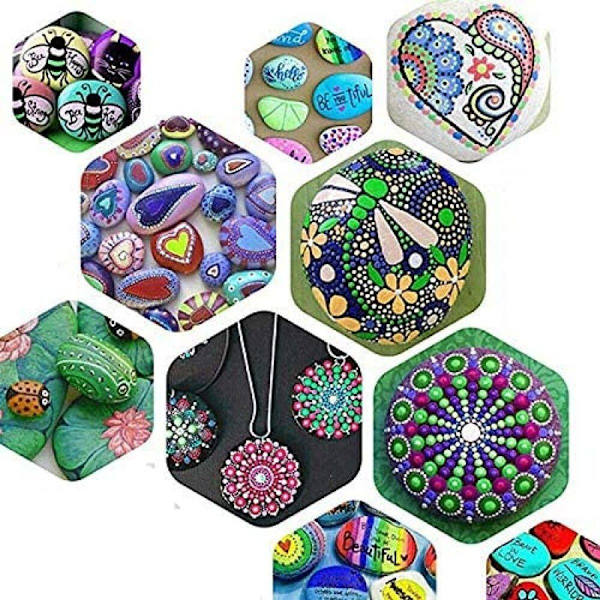 Mandala Dotting Tools Kits, 25 stykker Mandala Dotting Tools Sæt,