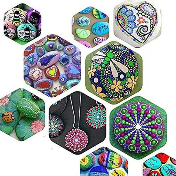 Mandala prickverktygssatser, 25-delad mandala prickverktygssats,