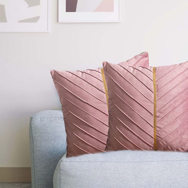 Fløjls nederlandsk fløjls stue sofa pude kontor talje pink