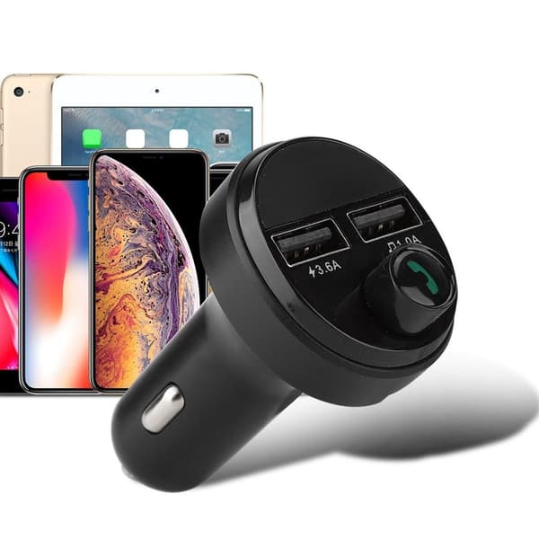 A615 Trådlös bil Bluetooth FM-bilspelet med dubbla USB-portar KLB