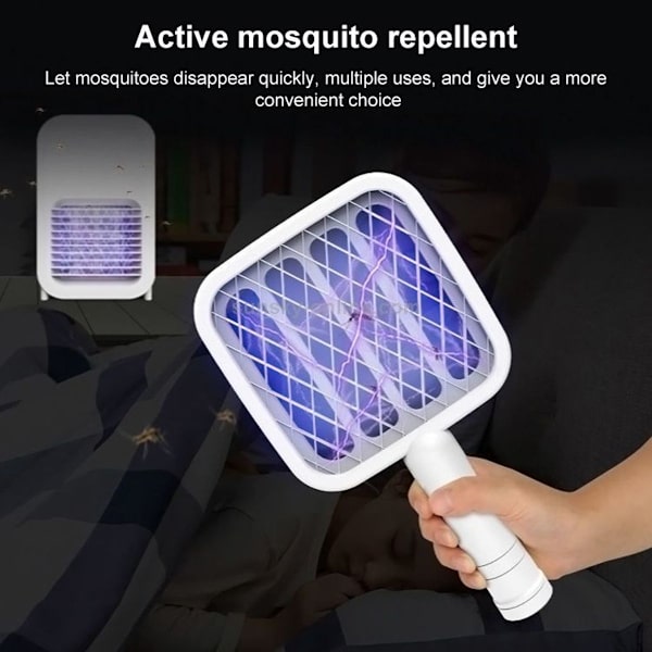 WP-11 Fly Killer Swatter LED Mosquito Killer Light (Vit)