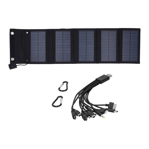 15W Solar Charger Board Bag Bærbar for Camping Travel KLB