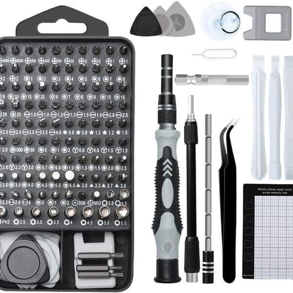 Precision Bit Set, 122 IN 1 Mini Precision Screwdriver Set Portable Repair