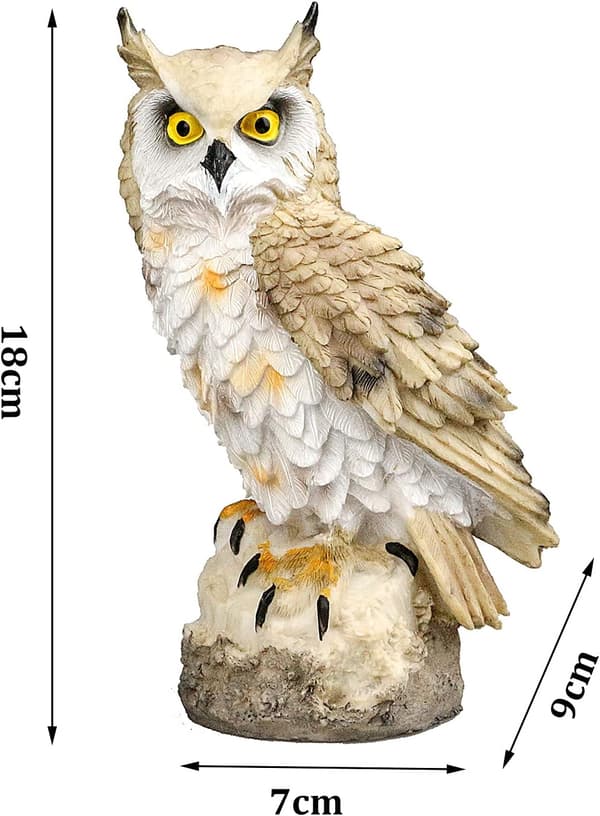 1 stk Havefigur Ugle Dekoration Havegave til Kvinder