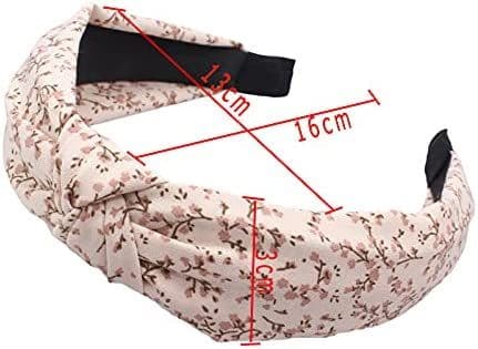 Pakke med 6 almindelige elastiske hårbånd til kvinder (ArchSmalFlower6)