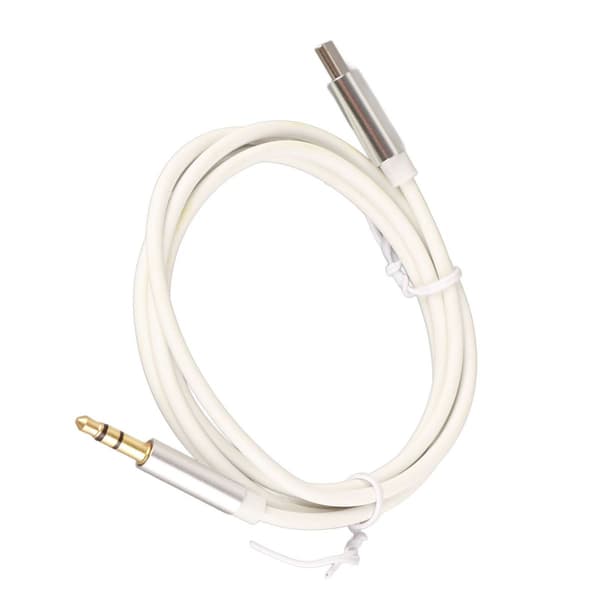 USB-C till 3,5 mm ljud Aux-jackkabel, stabil typ-C-adapter KLB