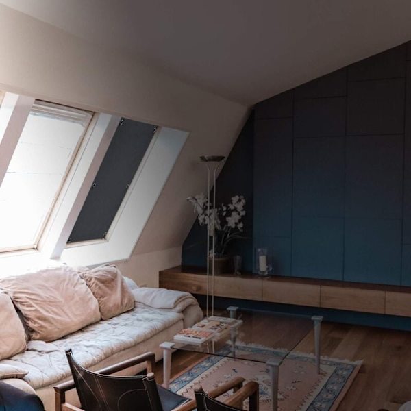 Mörkläggningsgardiner med termiskt isolerade sugkoppar för solstråle reflektor takfönster Velux sugkopp 60x120 cm mörkgrå KLB