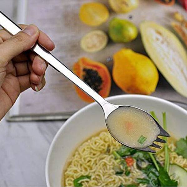 Sporks, pakke med 4, 1,6 tommer brede sporks lavet af 18/10 rustfrit stål