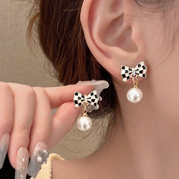 Vintage solsikke perle vedhæng øreringe til kvinder piger stil 4 KLB